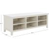 Safavieh American Homes Collection Sadie Off White Low Bookcase(White)