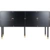Safavieh Home Shiloh Mid-Century Modern White and Walnut TV Media Stand(White / Black)