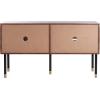 Safavieh Home Shiloh Mid-Century Modern White and Walnut TV Media Stand(White / Walnut)