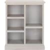SAFAVIEH Home Collection – Maralah 5-Shelf Solid Wood Bookcase, White, 25″ Wide Storage Display Shelf, Fully Assembled (AMH6634B)(White Washed)