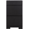 SAFAVIEH Home Collection – Sohan Black Shoe Rack, Slim Vertical Storage Cabinet with Drawer & Tilt-Out Shelves, Modern Entryway Organizer (STG3101B)(Black)