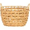 SAFAVIEH Home Collection Home Collection Langdon Natural Water hyacinth Set of 3 Storage Baskets (Fully Assembled)