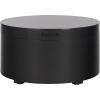 SAFAVIEH Home Collection Rafaela Black Round Tray Top Storage Coffee Table (Fully Assembled)(Black)