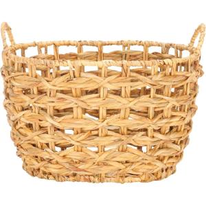 SAFAVIEH Home Collection Home Collection Langdon Natural Water hyacinth Set of 3 Storage Baskets (Fully Assembled)