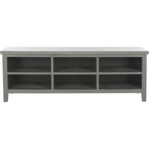 Safavieh American Homes Collection Sadie Off White Low Bookcase(Ash Grey)