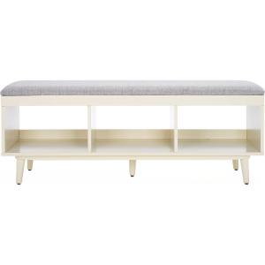 Safavieh Home Collection BCH5000 Bench, Grey/Cream