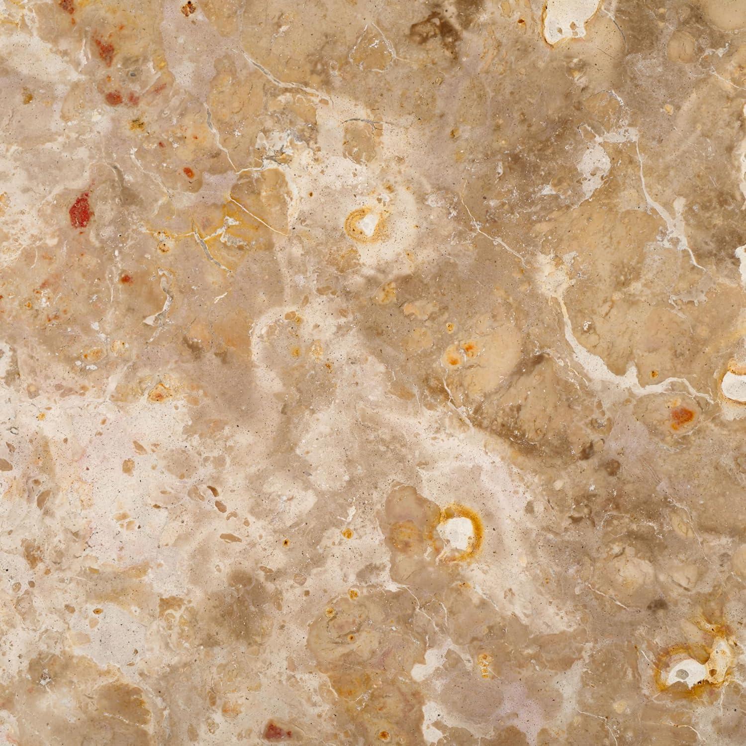 image:imageSAFAVIEH Couture Collection Valentia Light Grey Marble Accent TableBeige