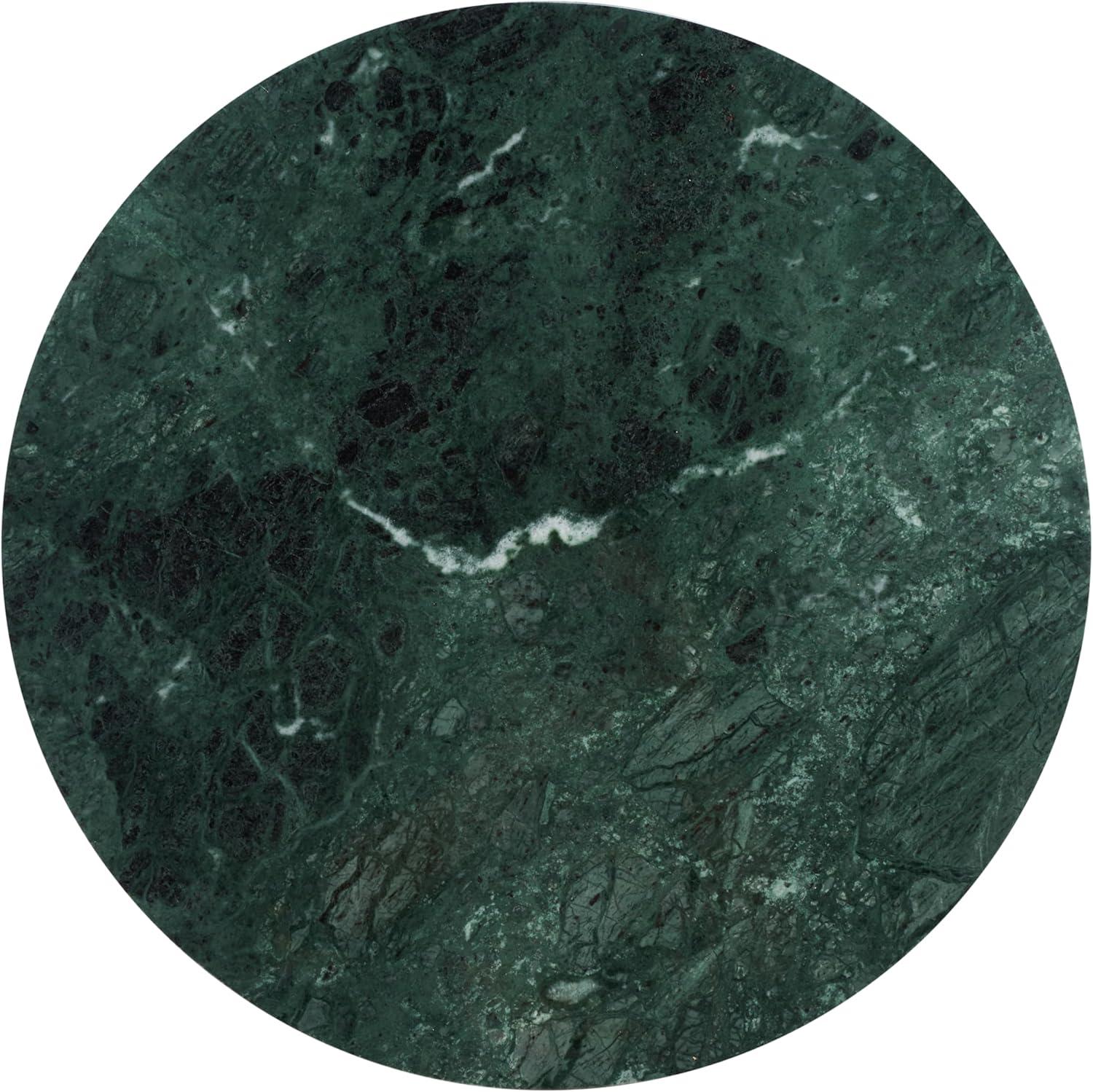 image:imageSAFAVIEH Couture Collection Valentia Light Grey Marble Accent TableGreen