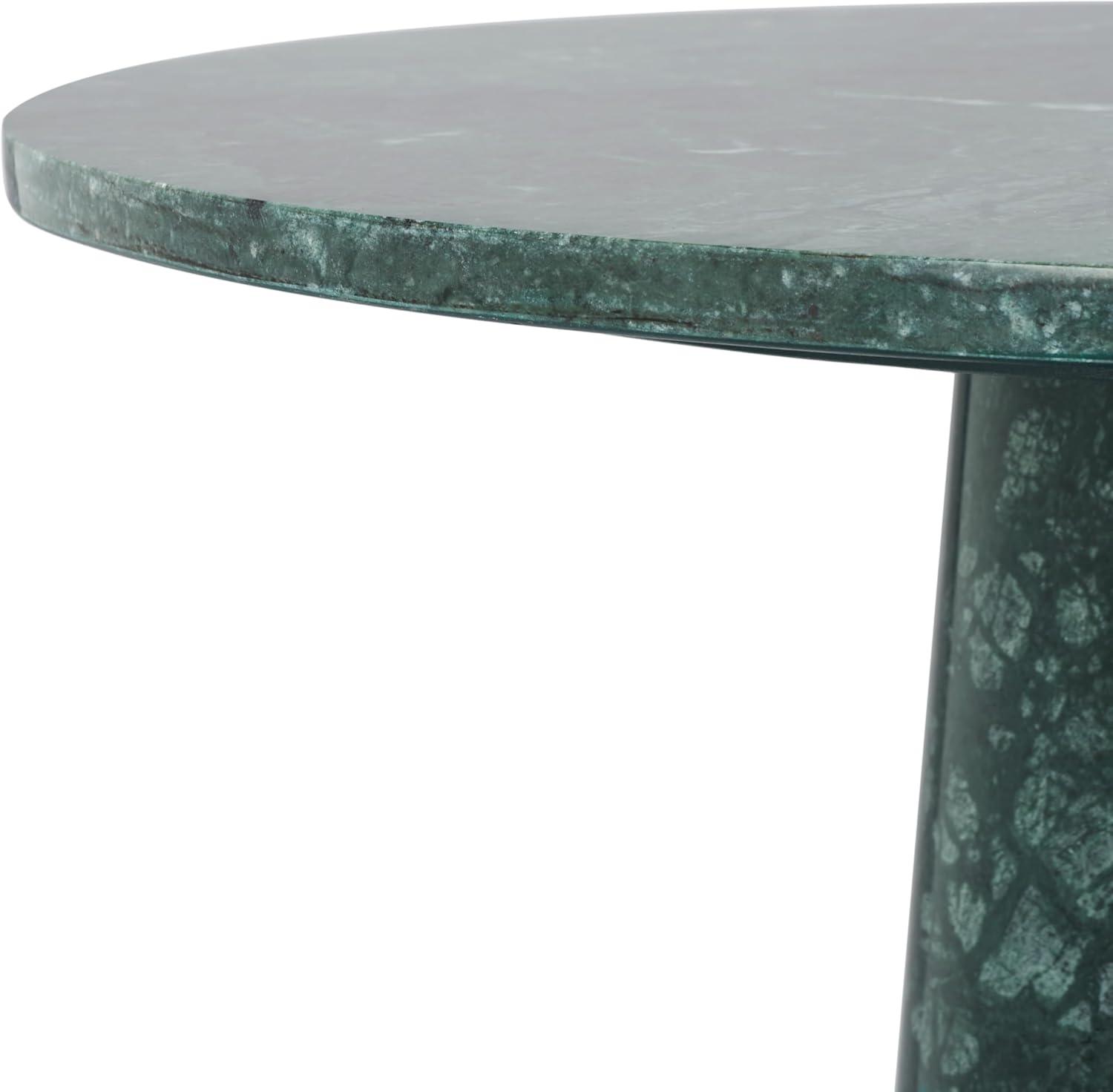 image:imageSAFAVIEH Couture Collection Valentia Light Grey Marble Accent TableGreen