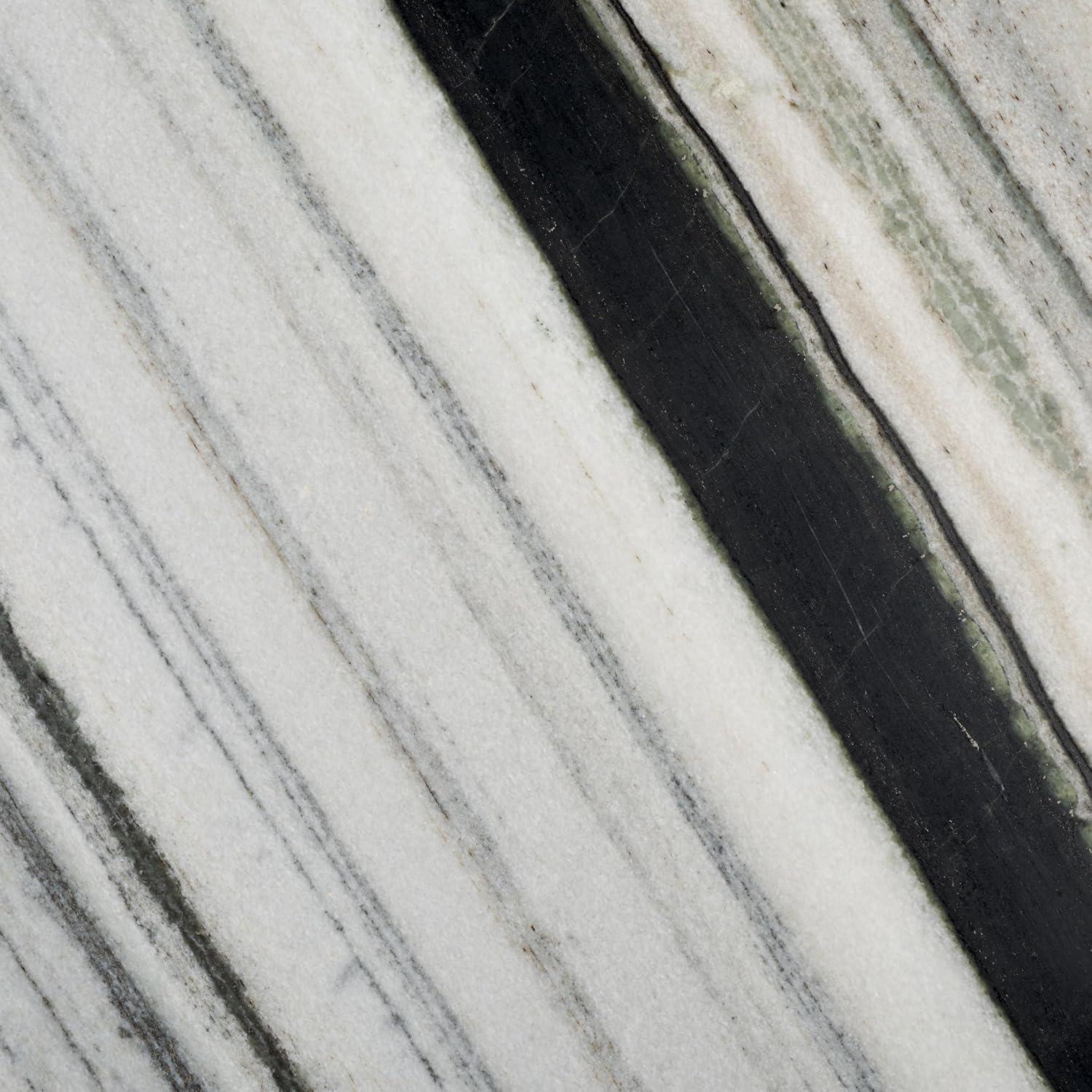 image:imageSAFAVIEH Couture Collection Valentia Light Grey Marble Accent TableWhiteBlack