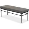 SAFAVIEH Couture Collection Theabella Black & Dark Grey Bench(Black/Dark Grey)