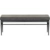 SAFAVIEH Couture Collection Theabella Black & Dark Grey Bench(Black/Dark Grey)