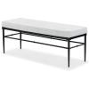 SAFAVIEH Couture Collection Theabella Black & Dark Grey Bench(Black/Light Grey)