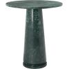 SAFAVIEH Couture Collection Valentia Light Grey Marble Accent Table(Green)