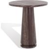 SAFAVIEH Couture Collection Valentia Light Grey Marble Accent Table(Pink)