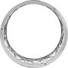 Safavieh Couture Home April Chrome Stainless Steel and Glass Top End Table