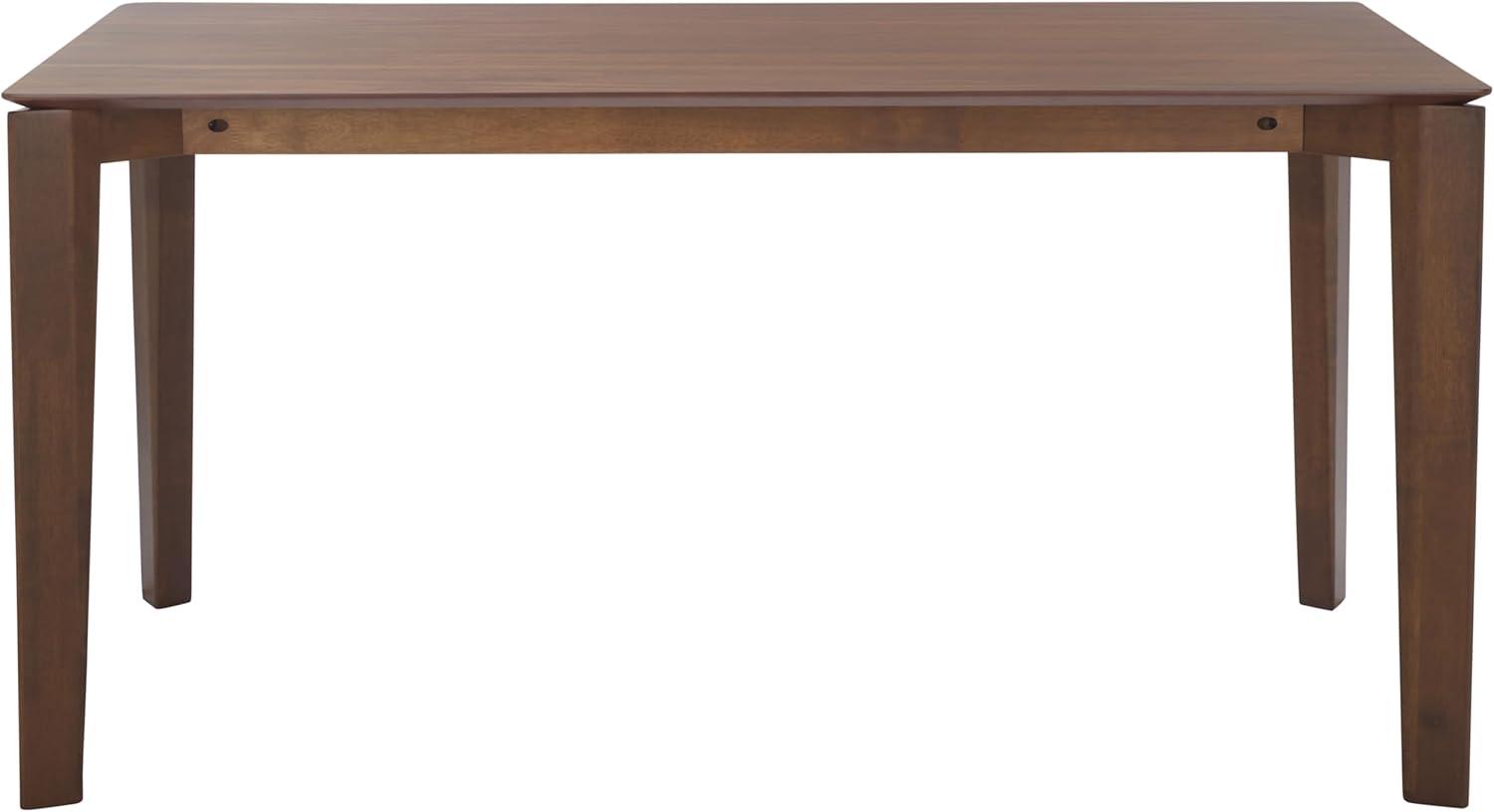 image:imageSAFAVIEH Couture Collection Alyssamarie Walnut Rectangle Wood Dining Table Modern Tapered Leg Design SFV6715AWalnut