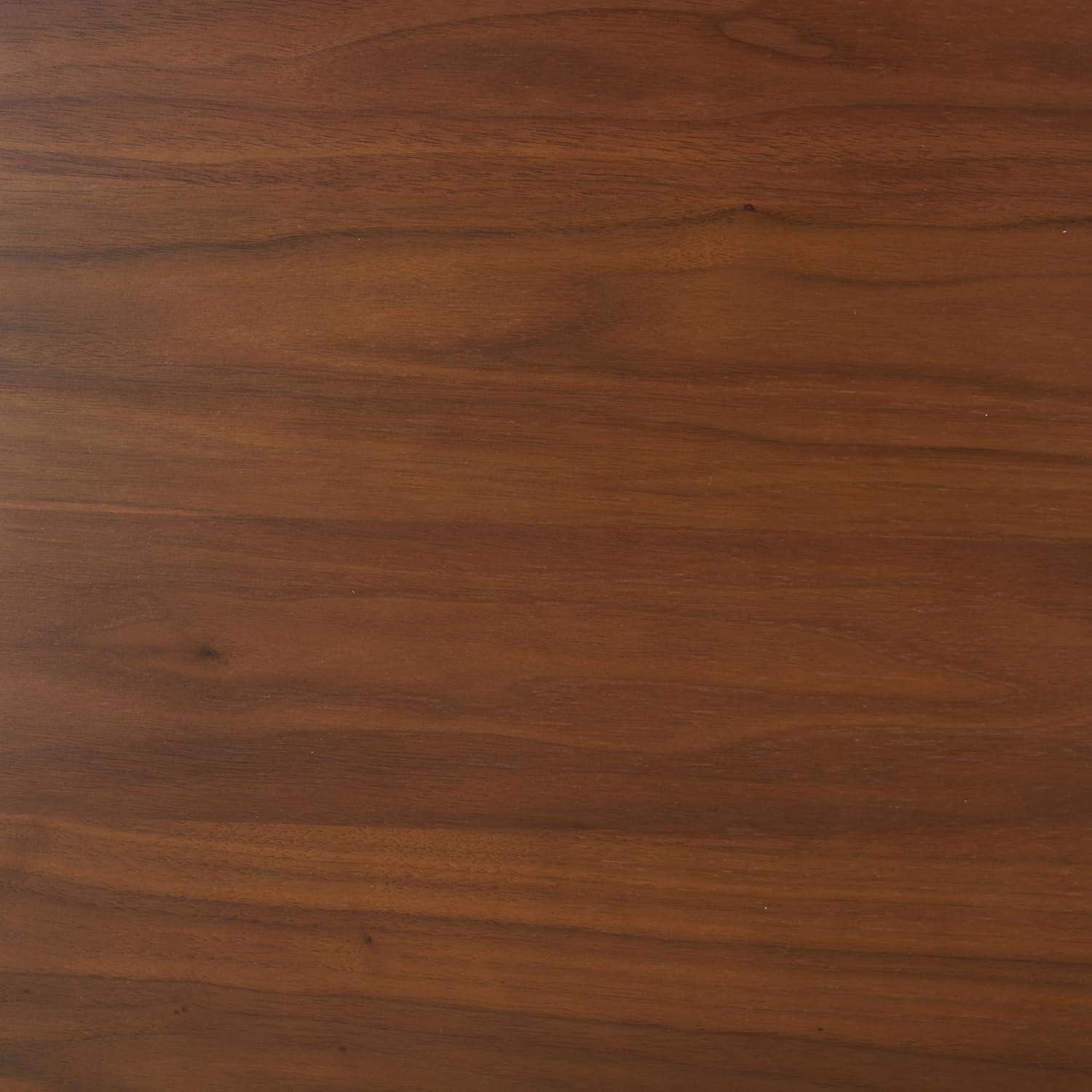 image:imageSAFAVIEH Couture Collection Alyssamarie Walnut Rectangle Wood Dining Table Modern Tapered Leg Design SFV6715AWalnut