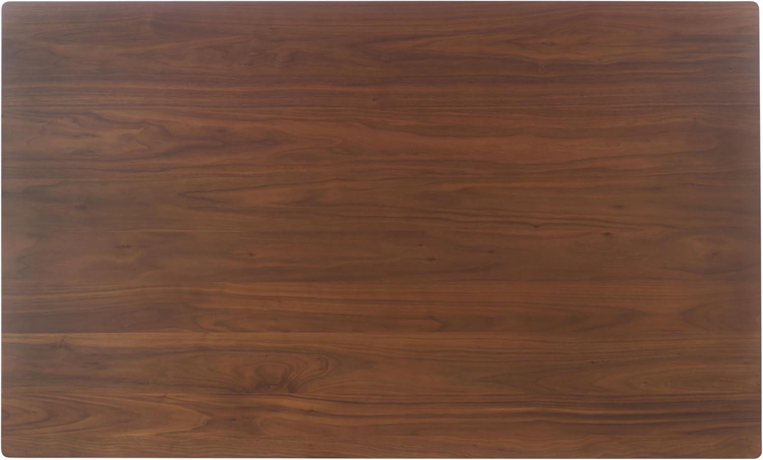 image:imageSAFAVIEH Couture Collection Alyssamarie Walnut Rectangle Wood Dining Table Modern Tapered Leg Design SFV6715AWalnut