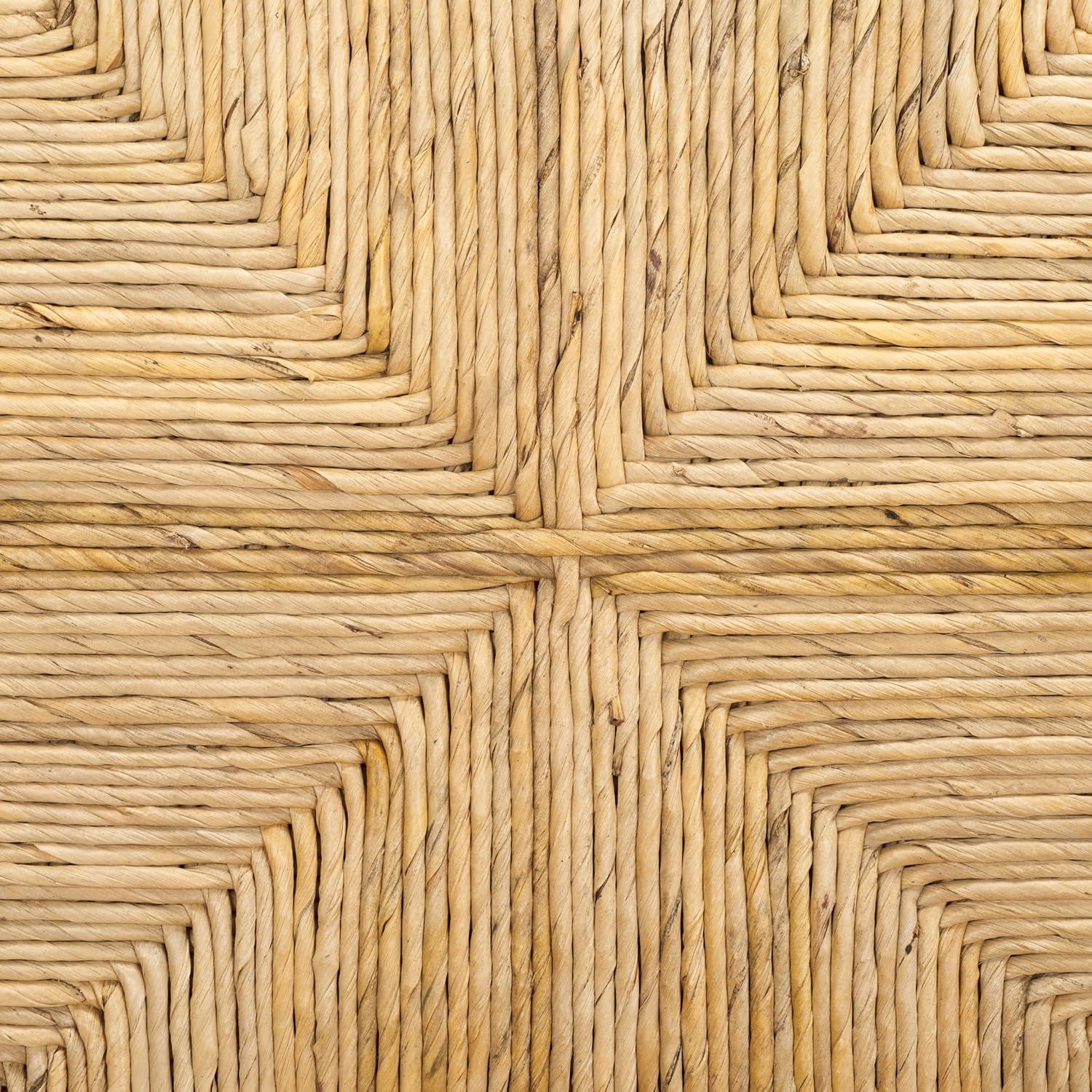 image:imageSAFAVIEH Couture Collection Elexa Tropical Coastal Natural Rattan Banana Woven Bench Fully AssembledNatural