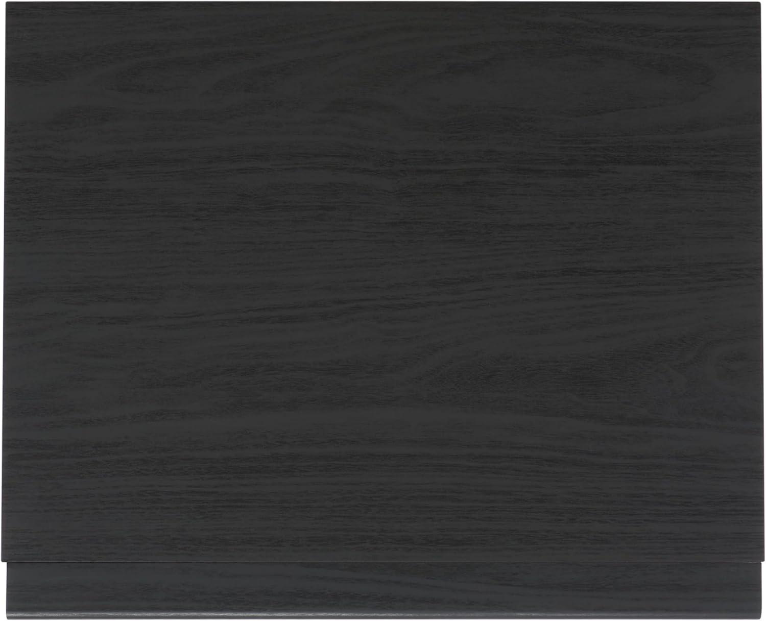 image:imageSAFAVIEH Home Collection Averi Dark Walnut 2Drawer NightstandBlack