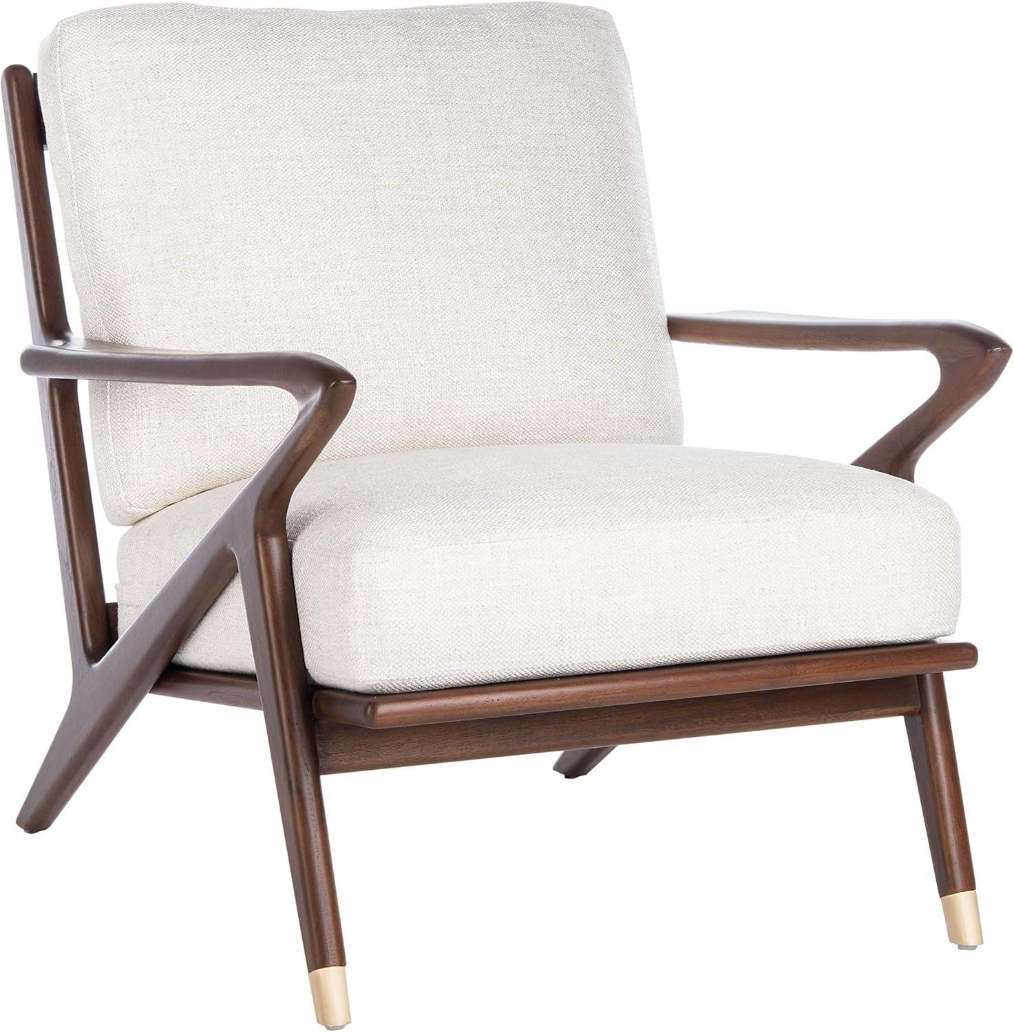image:imageSafavieh Couture Killian MidCentury Modern Cream Accent Chair