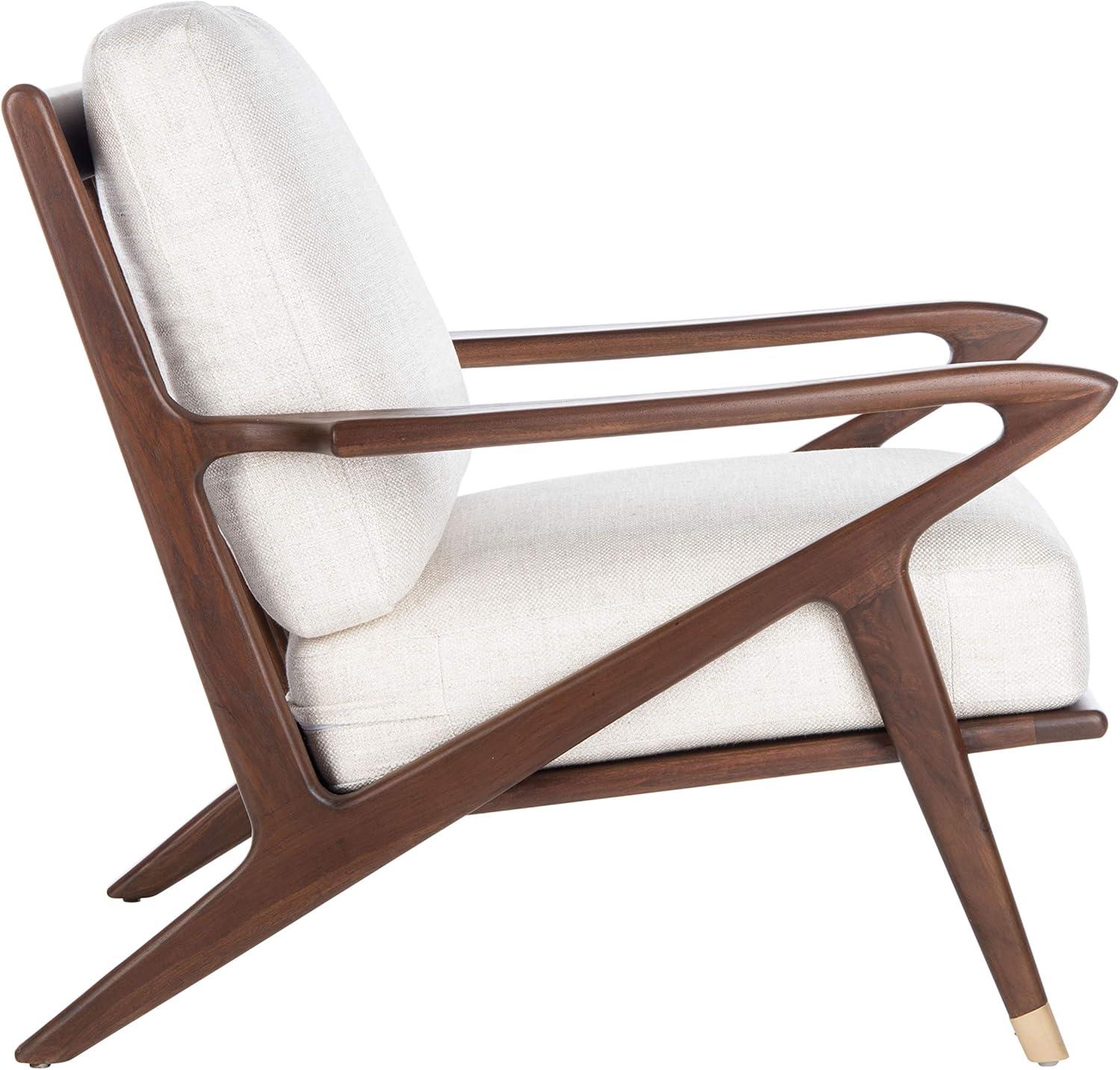 image:imageSafavieh Couture Killian MidCentury Modern Cream Accent Chair
