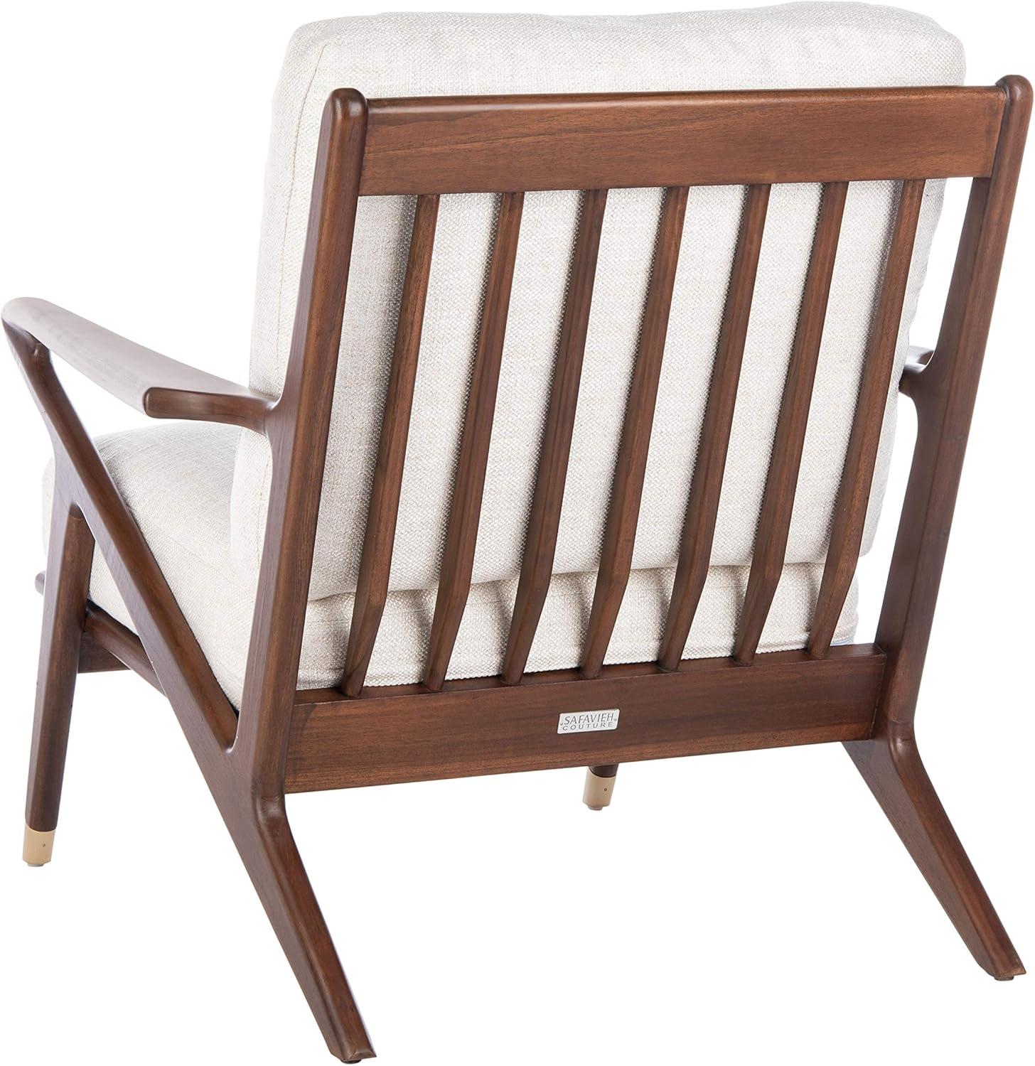 image:imageSafavieh Couture Killian MidCentury Modern Cream Accent Chair
