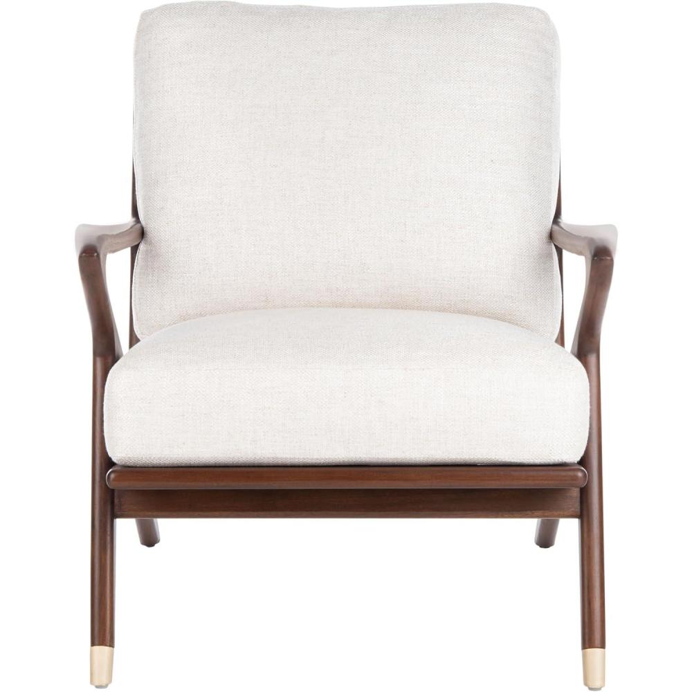 image:imageSafavieh Couture Killian MidCentury Modern Cream Accent Chair