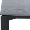 SAFAVIEH Couture Collection – Alyssamarie Walnut Rectangle Wood Dining Table, Modern Tapered Leg Design (SFV6715A)(Black)