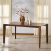 SAFAVIEH Couture Collection – Alyssamarie Walnut Rectangle Wood Dining Table, Modern Tapered Leg Design (SFV6715A)(Walnut)