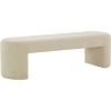 SAFAVIEH Couture Collection Dallyce Contemporary Beige Linen Upholstered Bench (Fully Assembled)