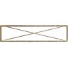 SAFAVIEH Couture Home Collection Jessa Brass Metal/Tempered Glass Top Entryway Living Room Rectangle Console Table (Fully Assembled)(Brass)