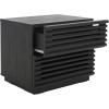 SAFAVIEH Home Collection Averi Dark Walnut 2-Drawer Nightstand(Black)