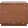 SAFAVIEH Home Collection Averi Dark Walnut 2-Drawer Nightstand(Dark Walnut)