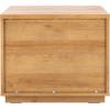 SAFAVIEH Home Collection Averi Dark Walnut 2-Drawer Nightstand(Rustic Oak)