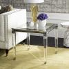 Safavieh Couture Home Charleston Glam Silver Acrylic Glass Top End Table(Silver)