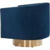 Safavieh Couture Josephine Swivel Barrel Chair(Navy / Gold)