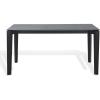 SAFAVIEH Couture Collection – Alyssamarie Walnut Rectangle Wood Dining Table, Modern Tapered Leg Design (SFV6715A)(Black)