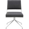 SAFAVIEH Couture Collection – Emmeline Ivory Boucle Swivel Office Chair with Gold Metal Frame, Modern Glam Upholstered Desk Chair (SFV4758G)(Slate Grey / Silver)