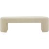 SAFAVIEH Couture Collection Dallyce Contemporary Beige Linen Upholstered Bench (Fully Assembled)