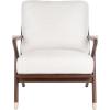 Safavieh Couture Killian Mid-Century Modern Cream Accent Chair