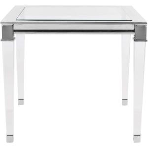 Safavieh Couture Home Charleston Glam Silver Acrylic Glass Top End Table(Silver)