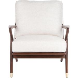 Safavieh Couture Killian Mid-Century Modern Cream Accent Chair