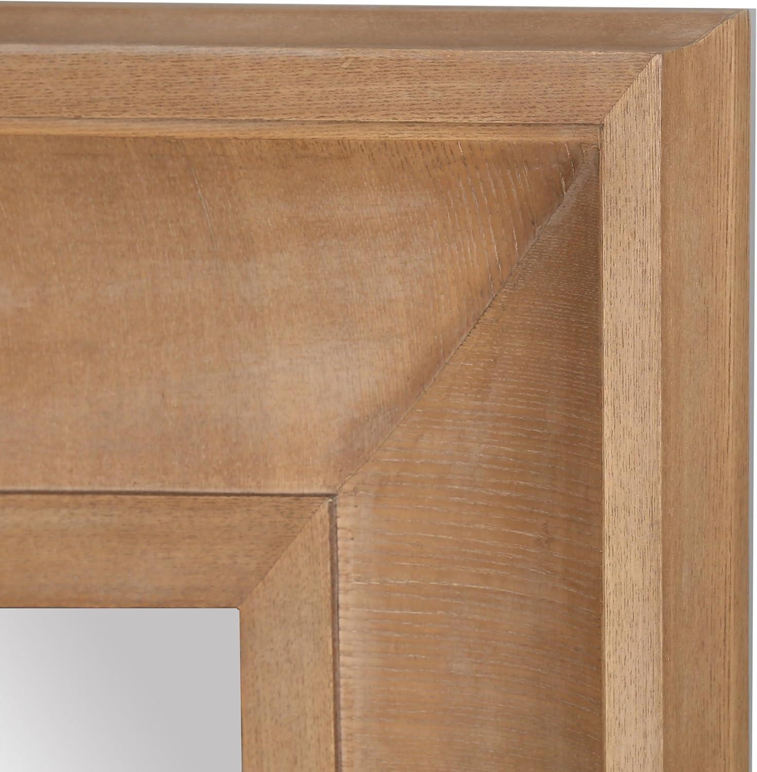 image:imageSAFAVIEH Couture Collection Kaya Black Wood Square MirrorNatural