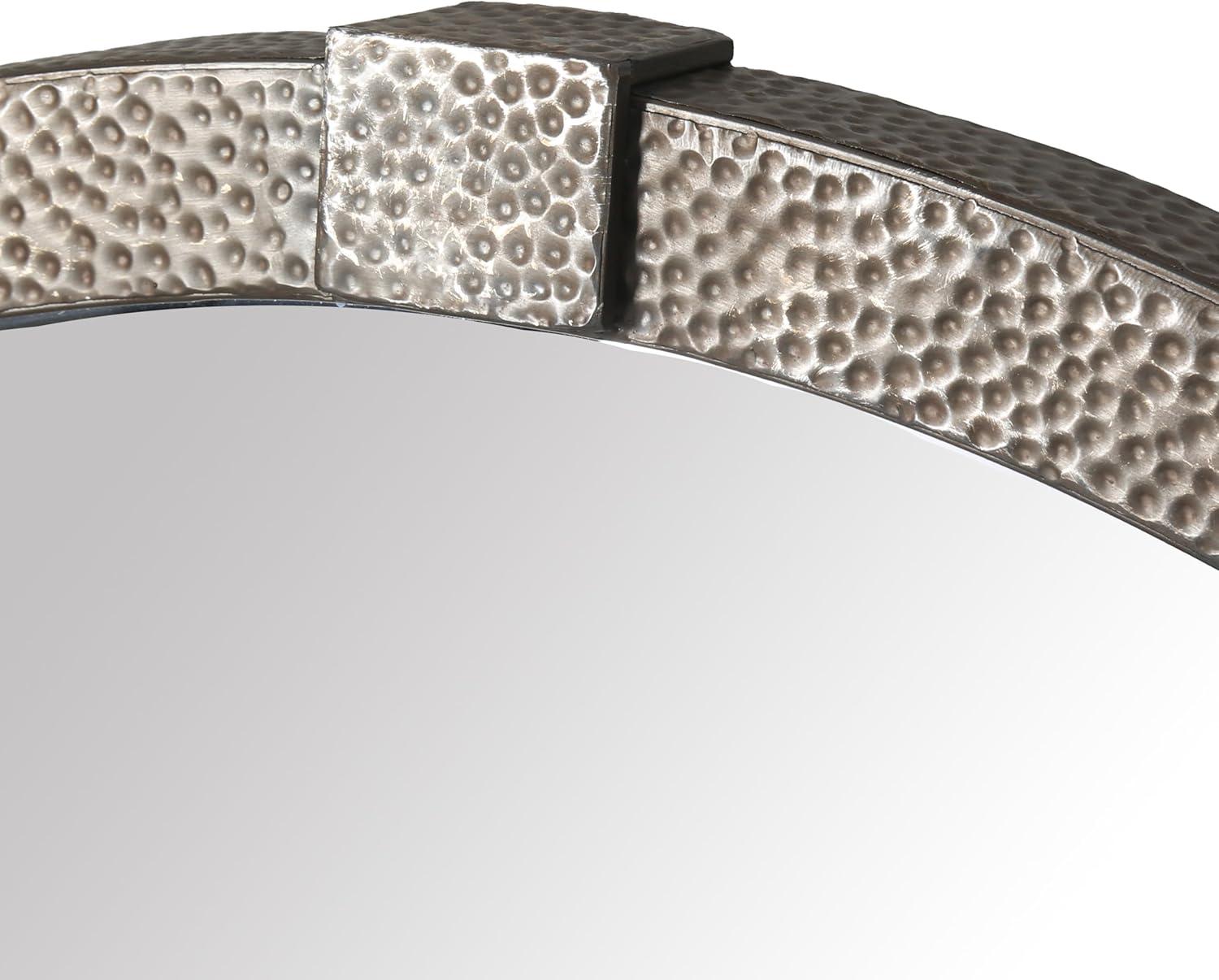 image:imageSAFAVIEH Couture Collection Shailene Rust Metal Round MirrorRust