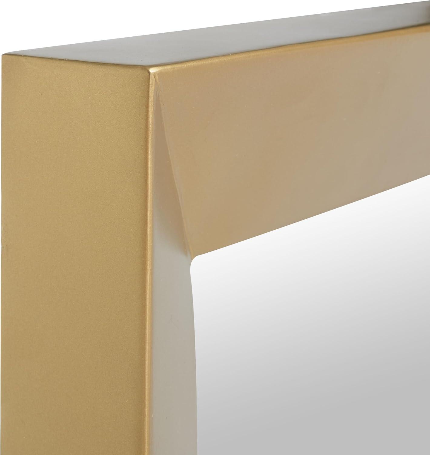 image:imageSAFAVIEH Couture Collection Veronika Brass 40 x 52inch Rectangle Decorative Wall Mirror