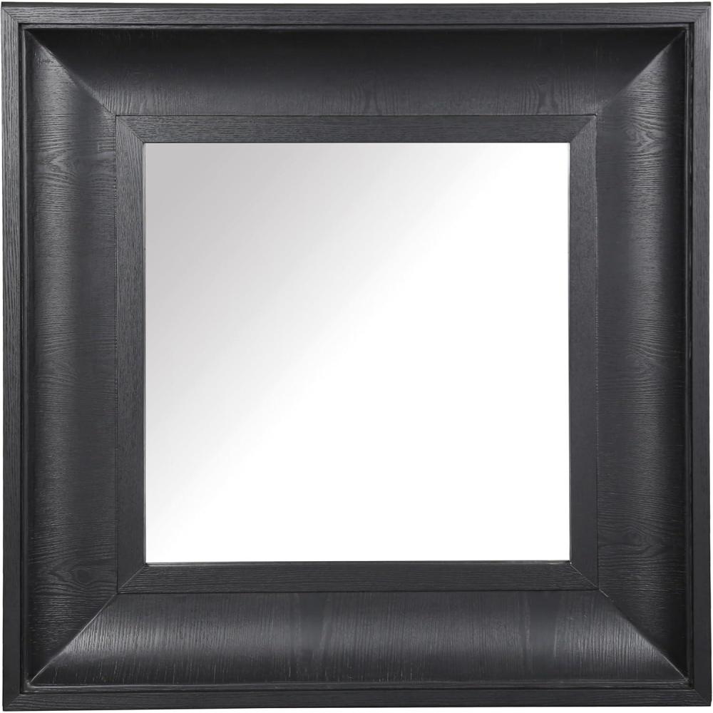 image:imageSAFAVIEH Couture Collection Kaya Black Wood Square MirrorBlack