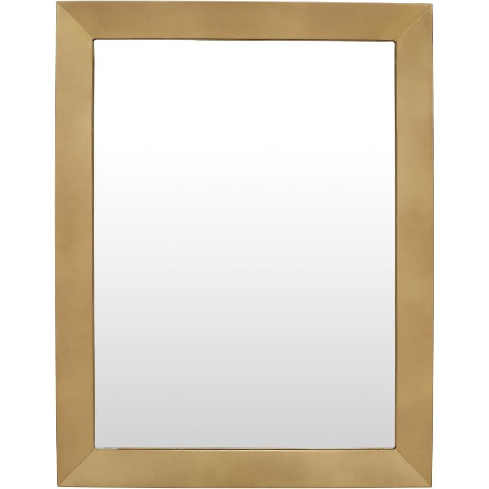 image:imageSAFAVIEH Couture Collection Veronika Brass 40 x 52inch Rectangle Decorative Wall Mirror