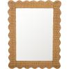 SAFAVIEH Couture Collection – Glendetta Natural Rattan Rectangle Mirror(Natural)